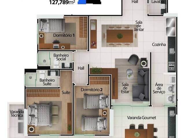 #2055 - Apartamento para Venda em Mongaguá - SP - 3