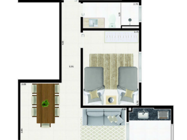 #1625 - Apartamento para Venda em Mongaguá - SP - 2