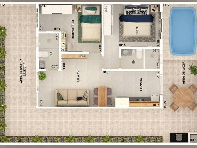 #710 - Casa em condomínio para Venda em Itanhaém - SP - 3